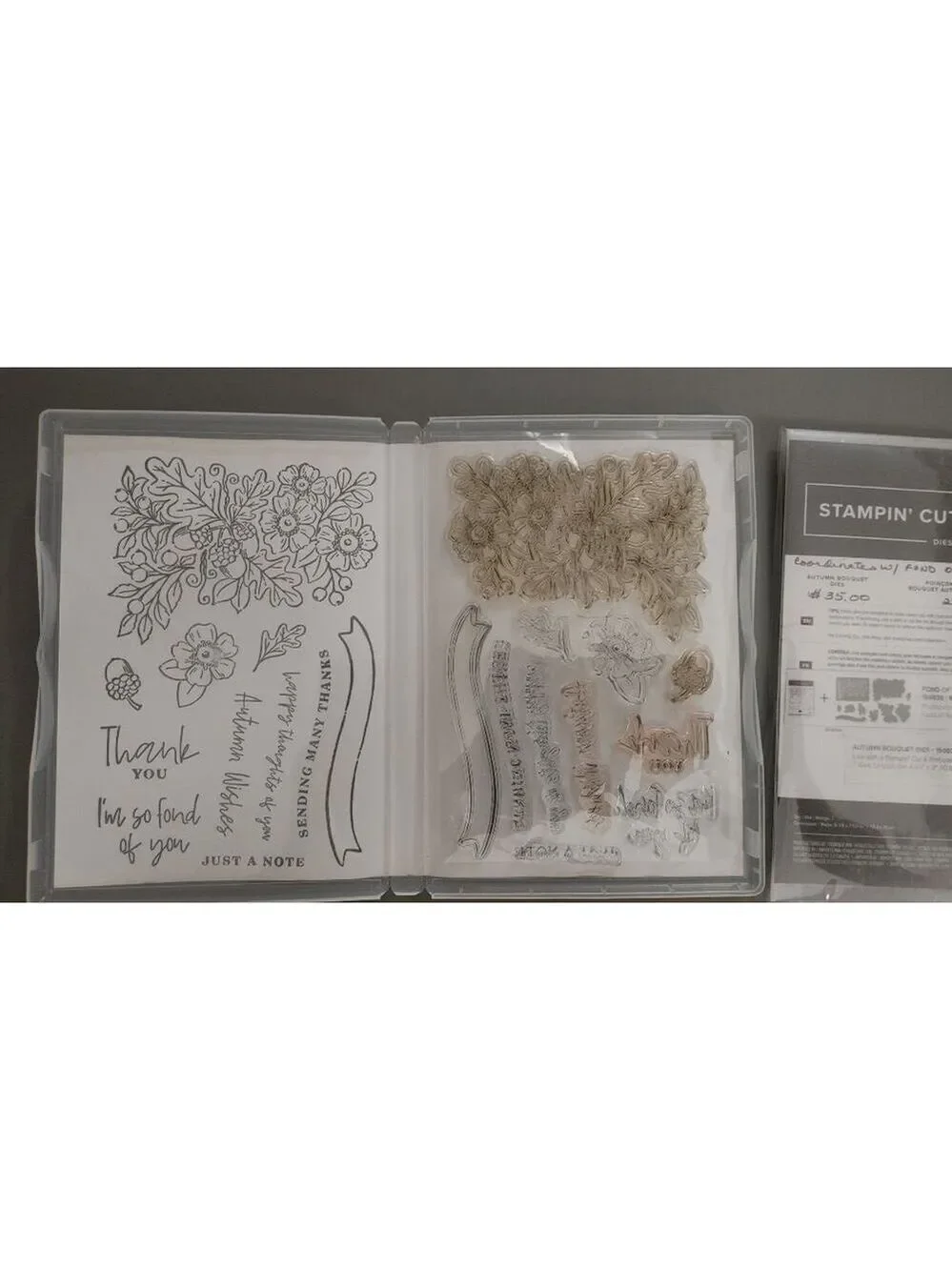 Stampin' Up! Fond Of Autumn + Cut & Emboss Dies